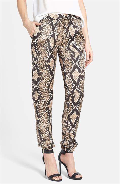 michael kors black and white pants